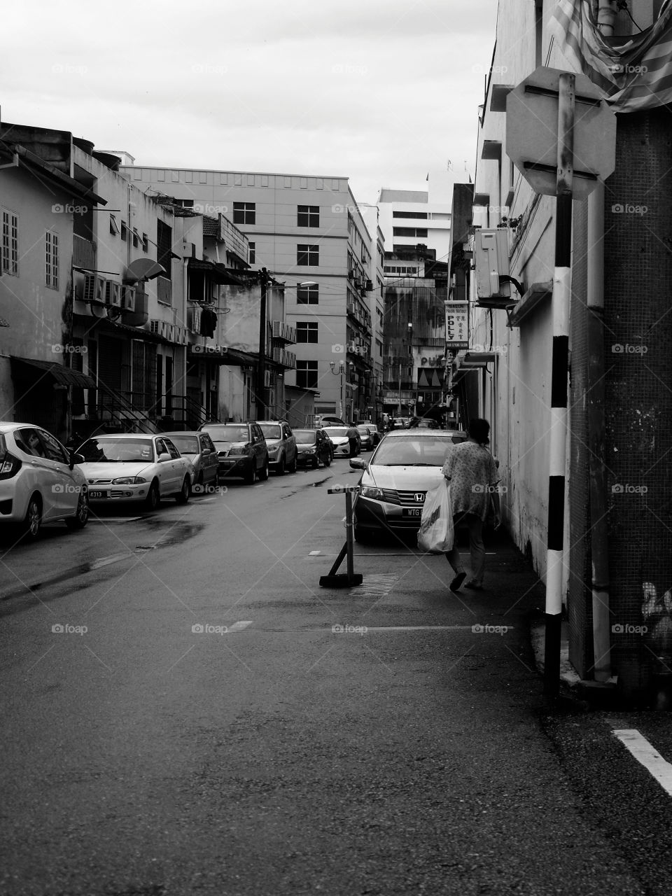 Shophouses alleyways 