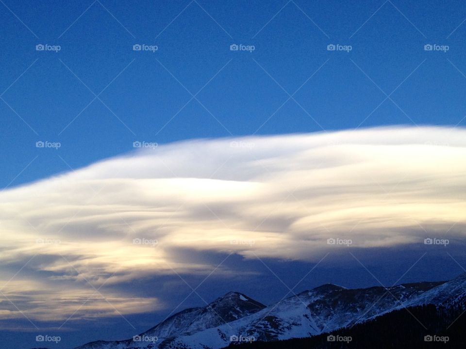 Clouds on the Rockies 