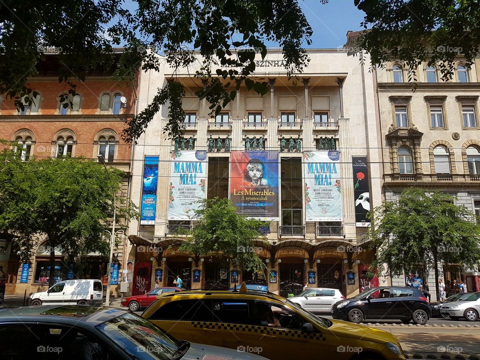 The theatre of Budapest.