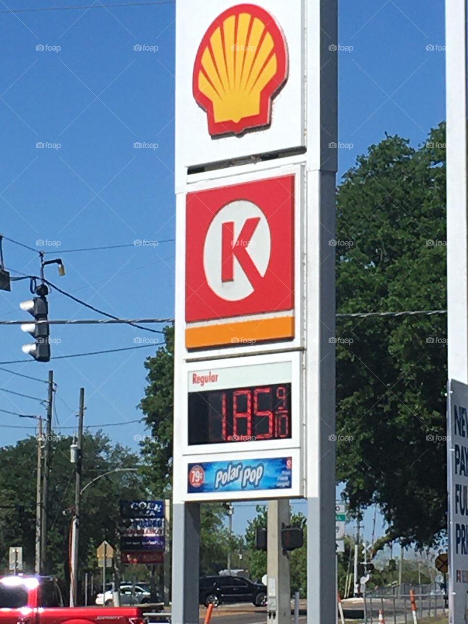 Gas going lower and lower in price