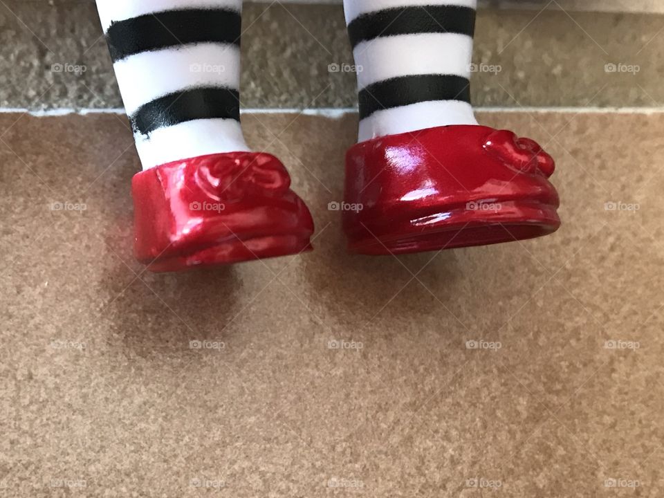 Wicked witch toy legs 