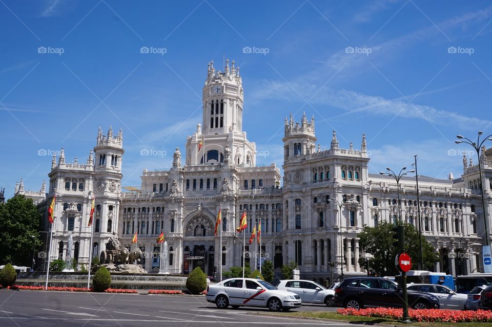 Palacio de Cibeles, Madrid, Spain 