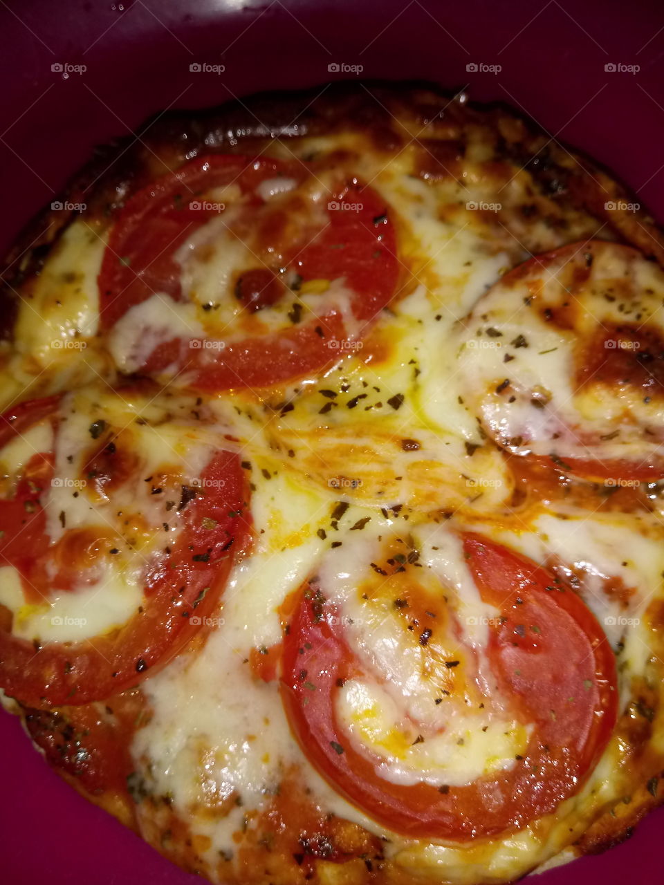 Pizza de tomate