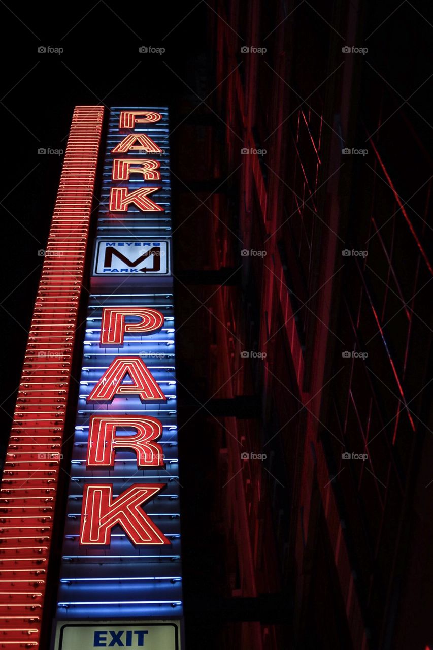 New York City Parking Neon