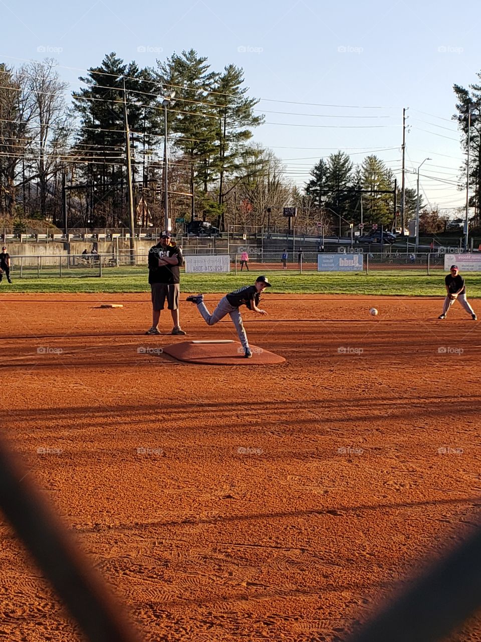 First pitch of the game