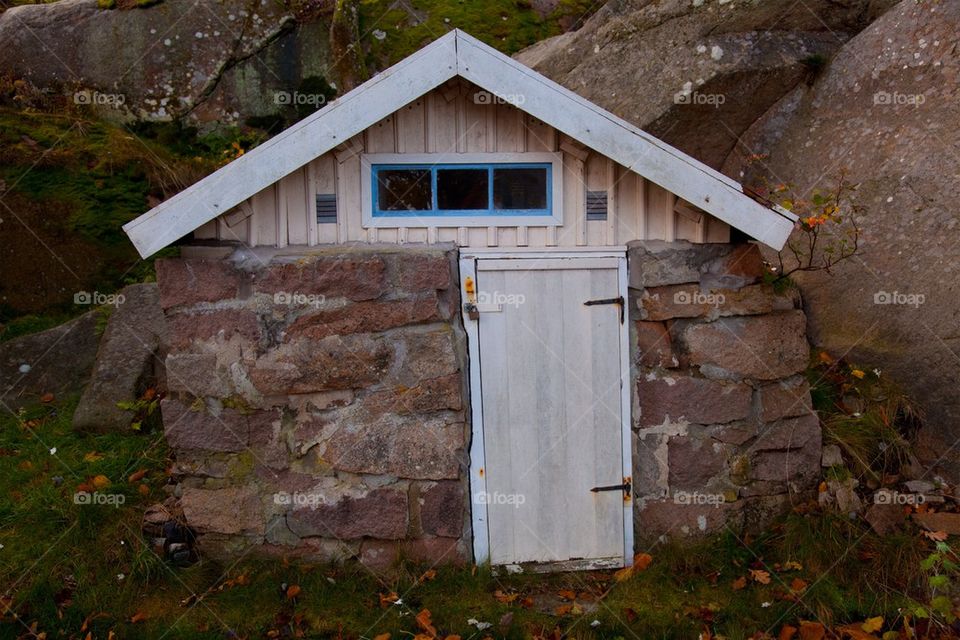 Mini stone house