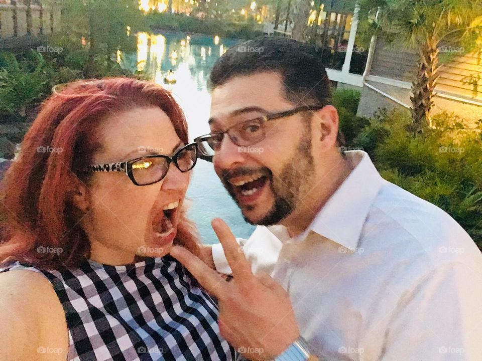 Having fun at Disney Springs Florida 