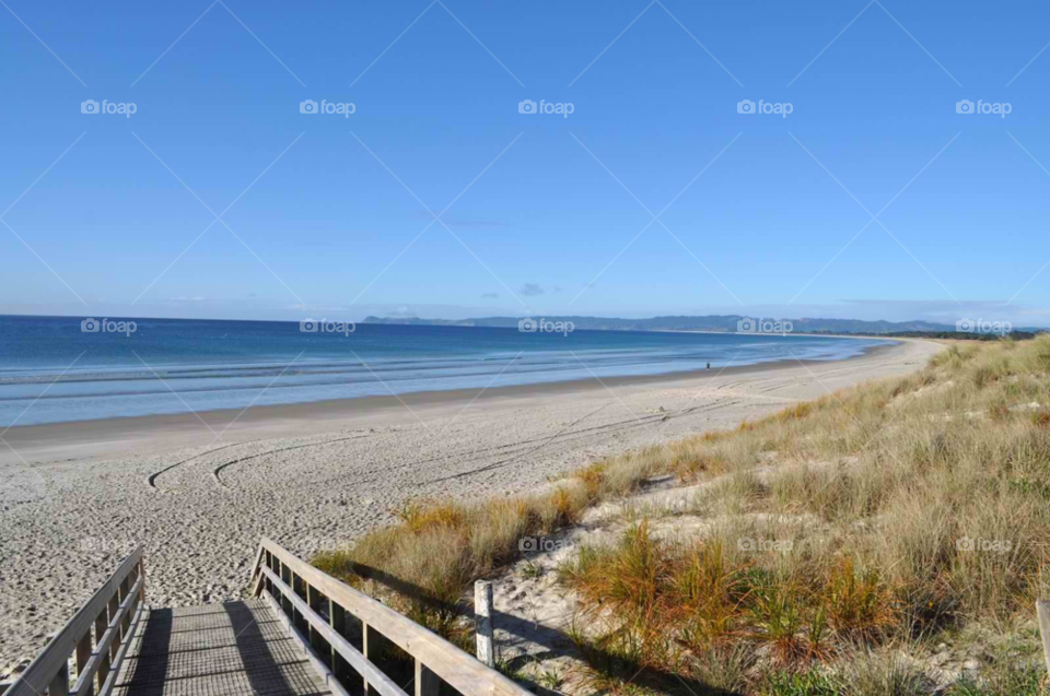 beach ocean water sand by micheled312