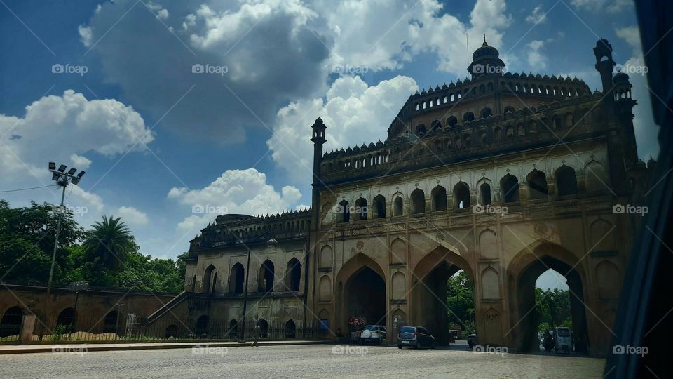 Clouds and grand gate