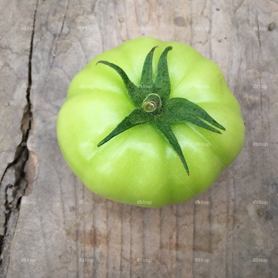 Single Green Tomato