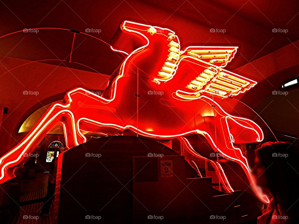 Pegasus Neon Sign