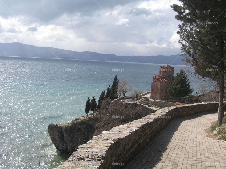 st Kaneo church in Ohrid lake