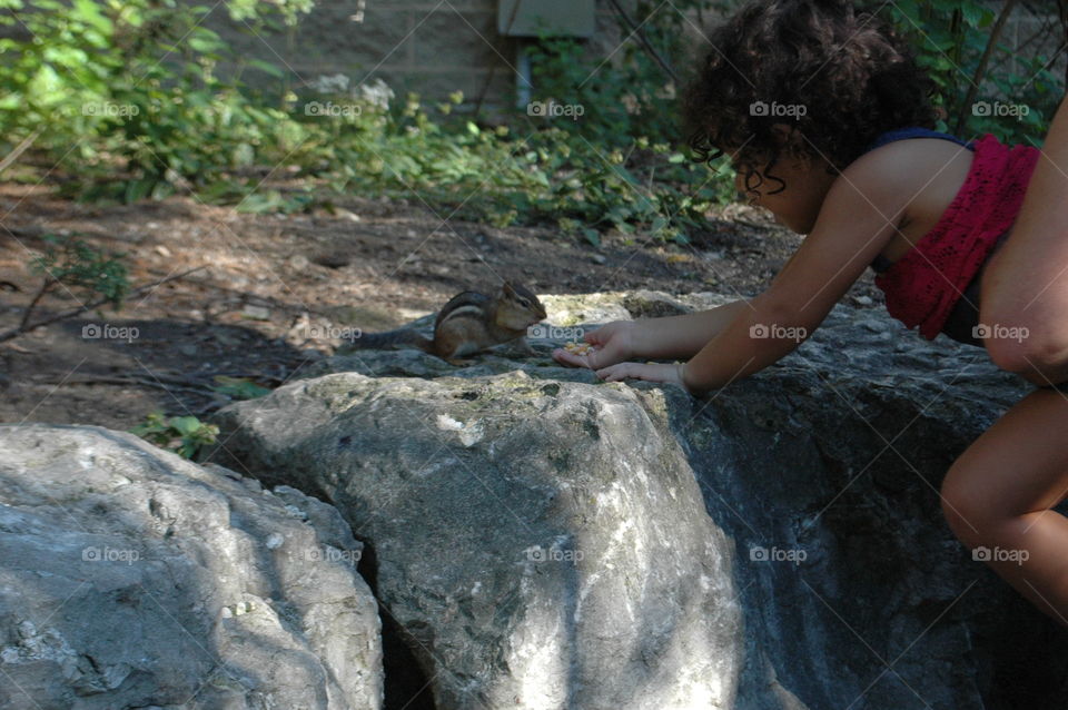 kid feed Chipmunk