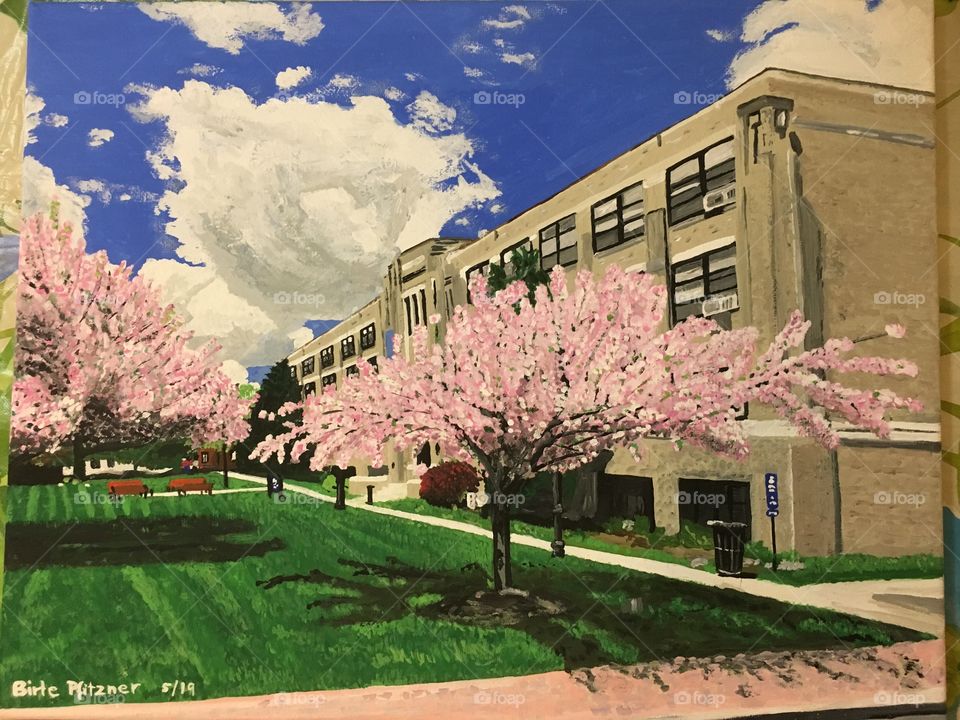 My painting of White Hall