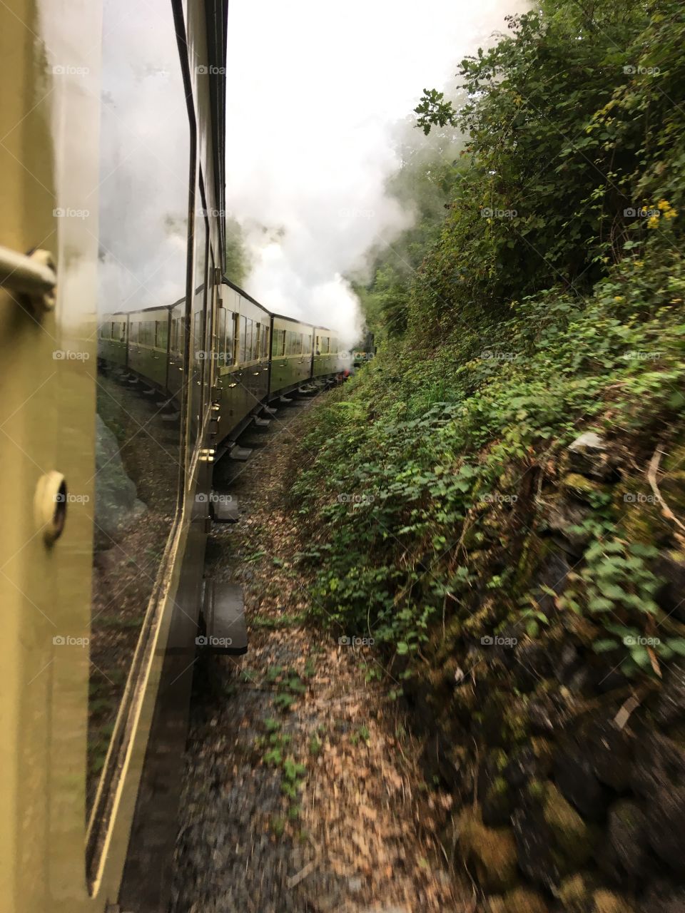 Km steam train journey 