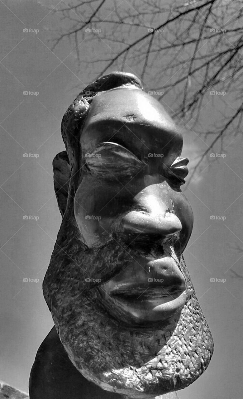African man sculpture