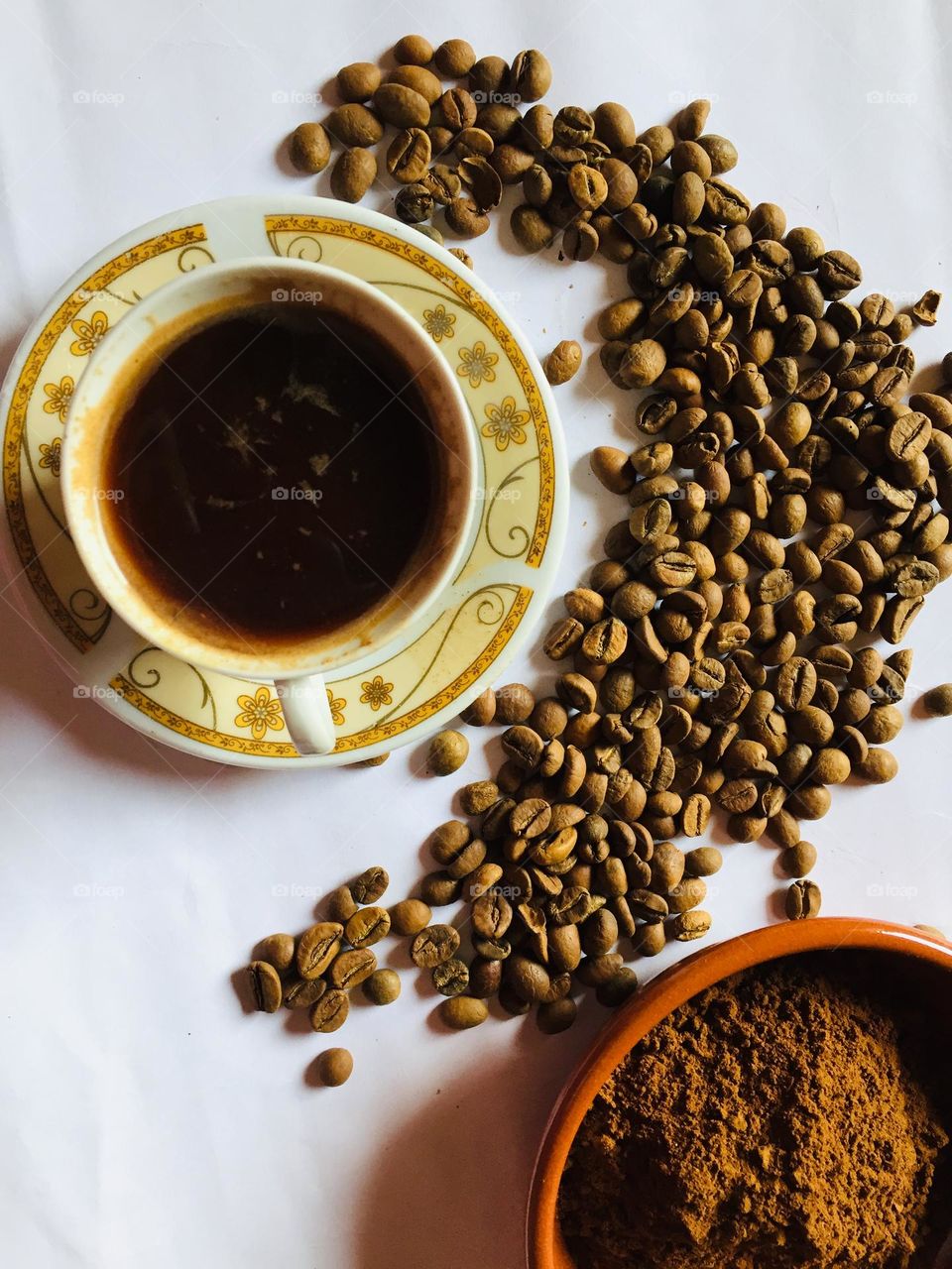 Coffee and coffee beans