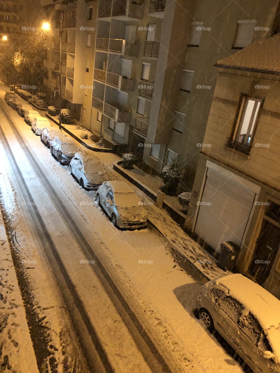 Snowed street