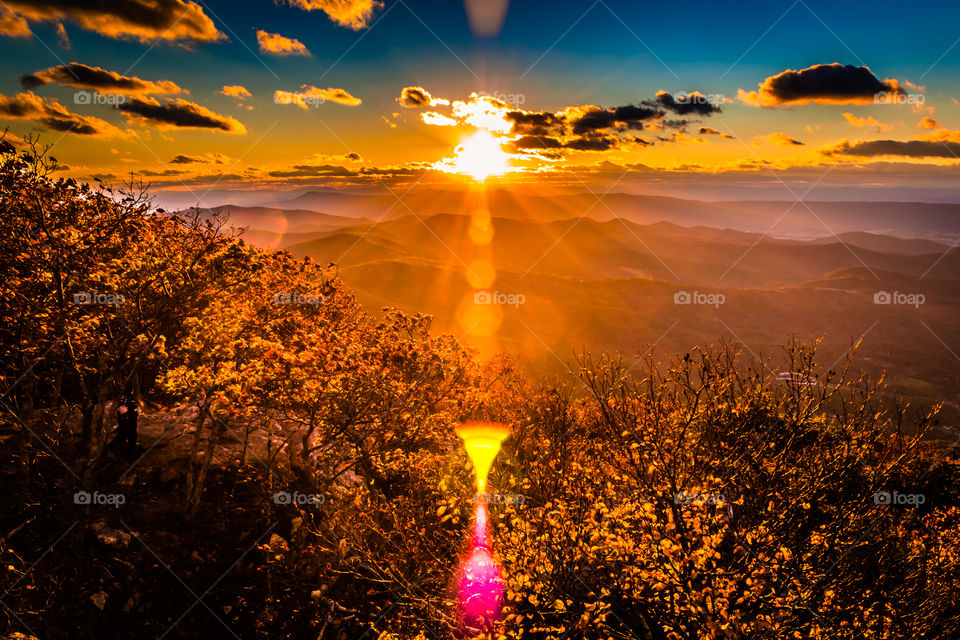 Sunset from Blackrock, Shenandoah National Park, VA