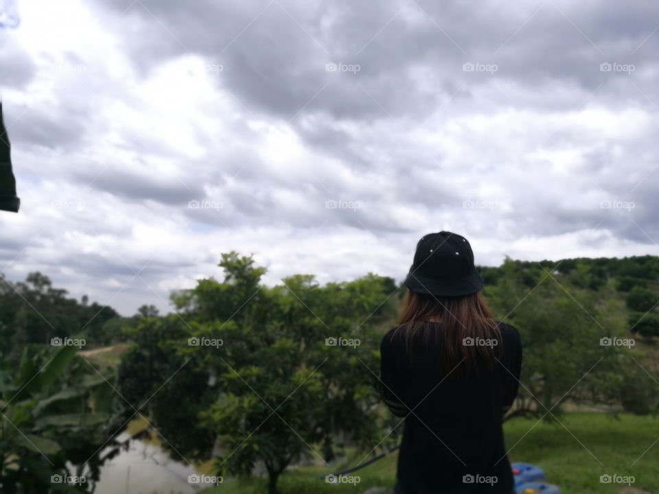 Visiting durian farm