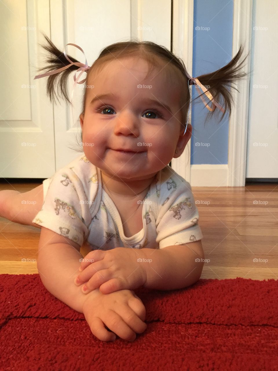 Portrait of a cute little girl