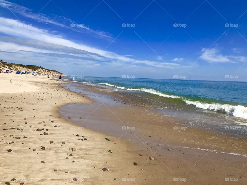 Cape cod shoreline