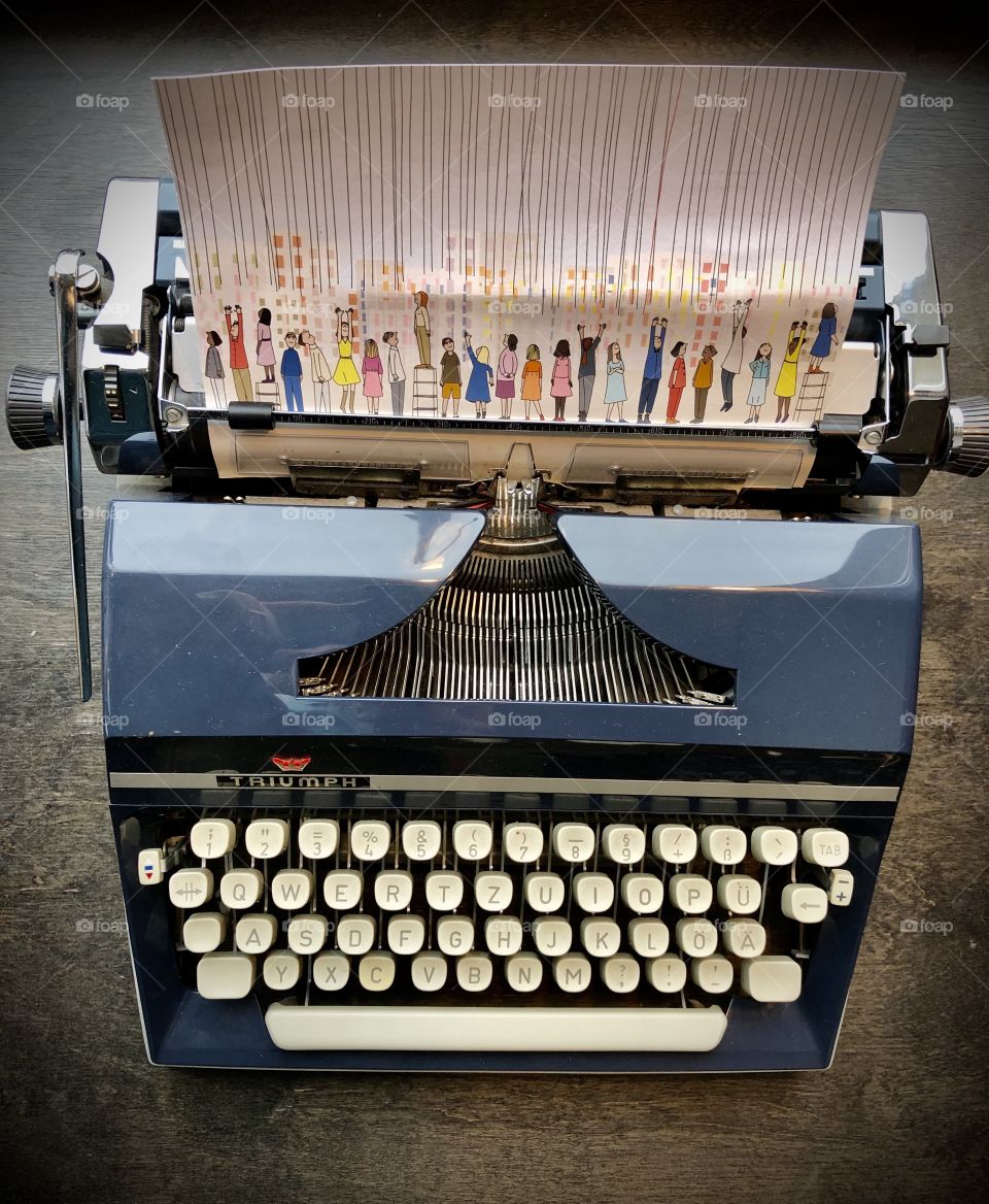 write in a color message