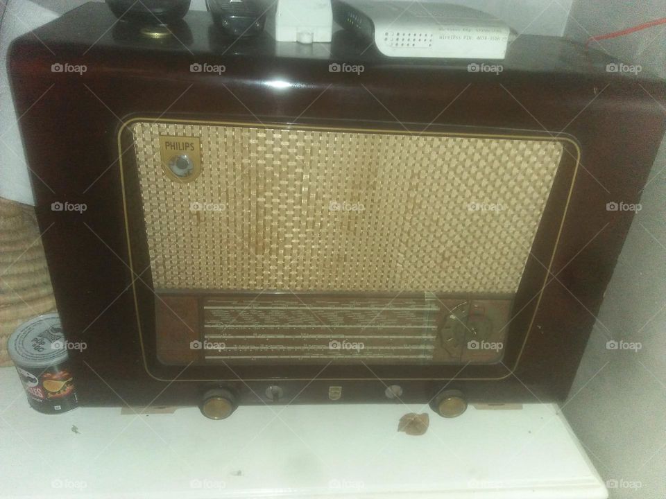 Beautiful and ancient radio