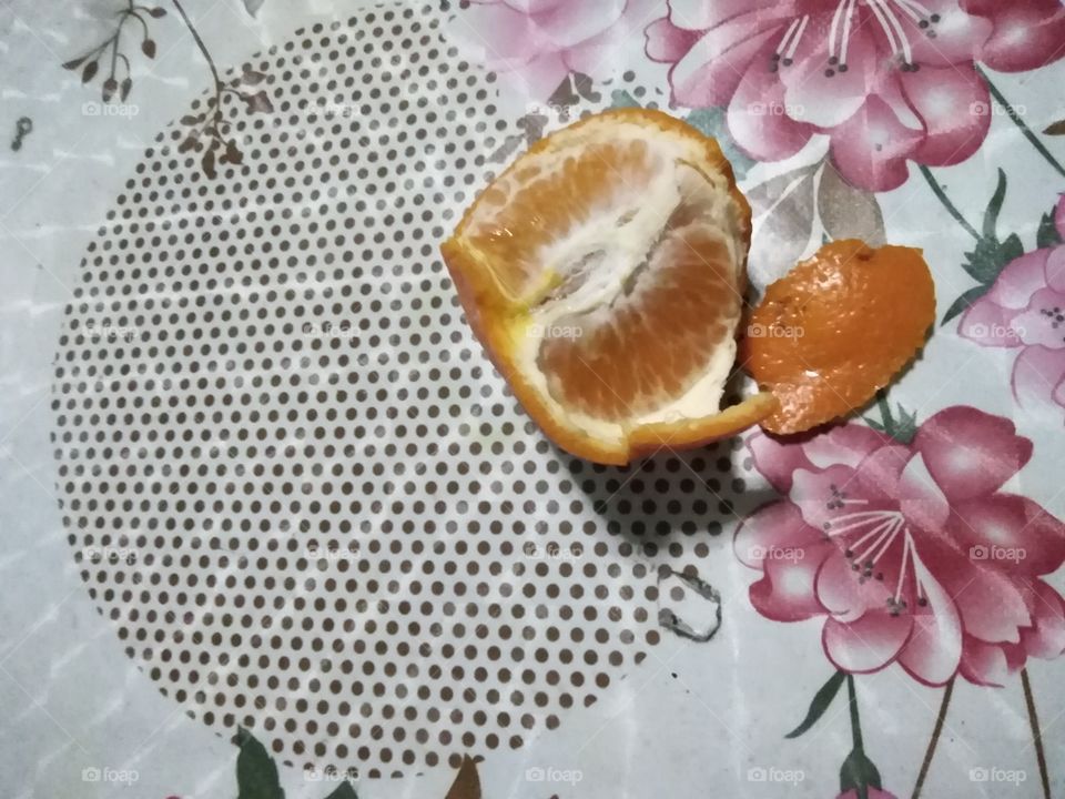 This orange is very sweet and delicious