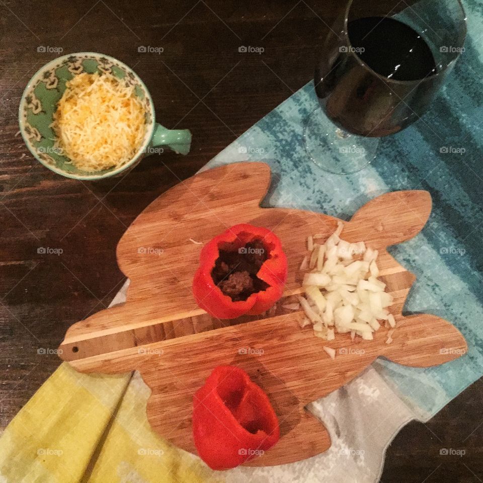 Cooking tablescape