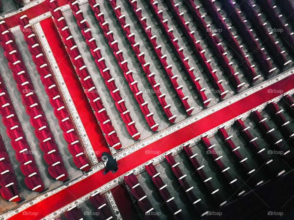 Red chairs