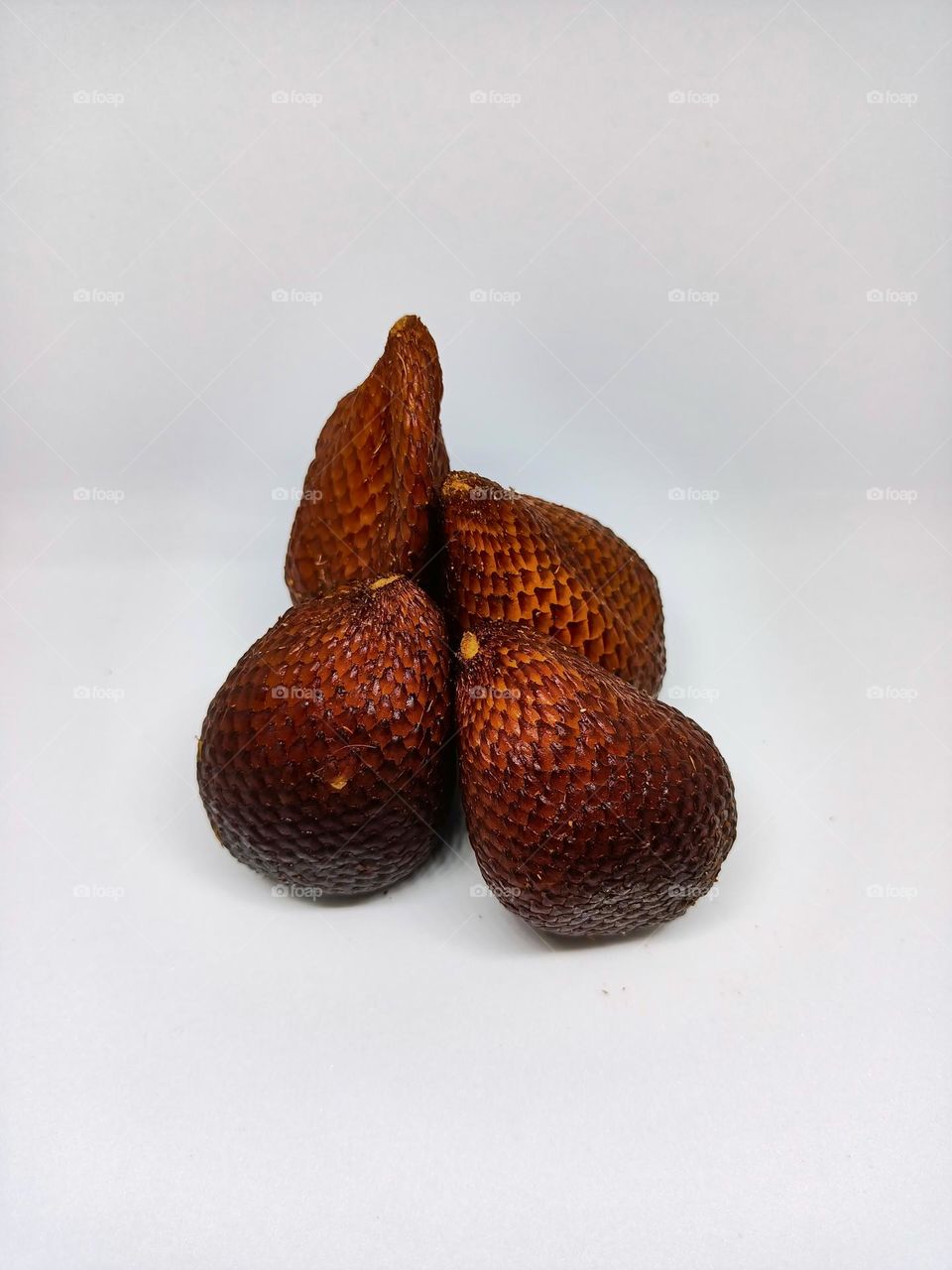 Snakefruit isolated on the white background