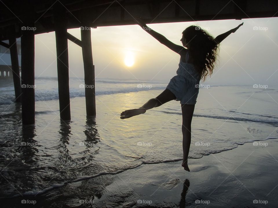 Jumping for Joy;  I love this waterscape!