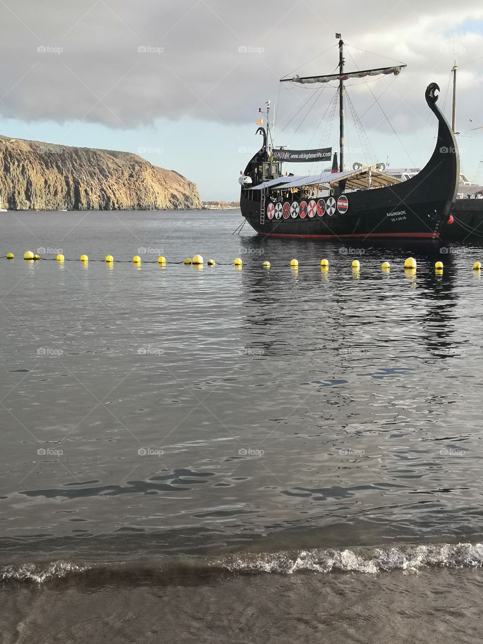 Old boat in the harbour