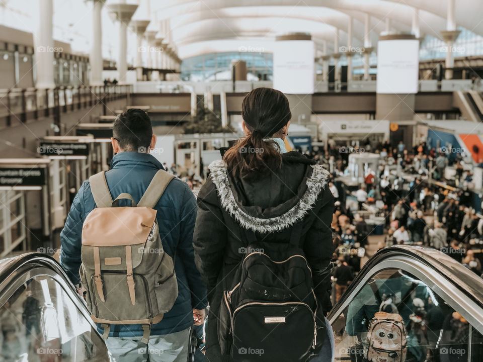 At the airport 