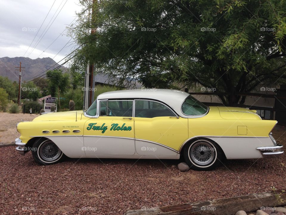 Sweet ride. Classic in Tucson car wash 