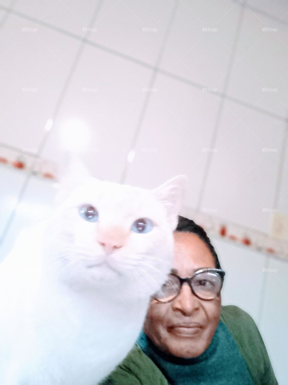 The Group senhora com seu pet de estimação