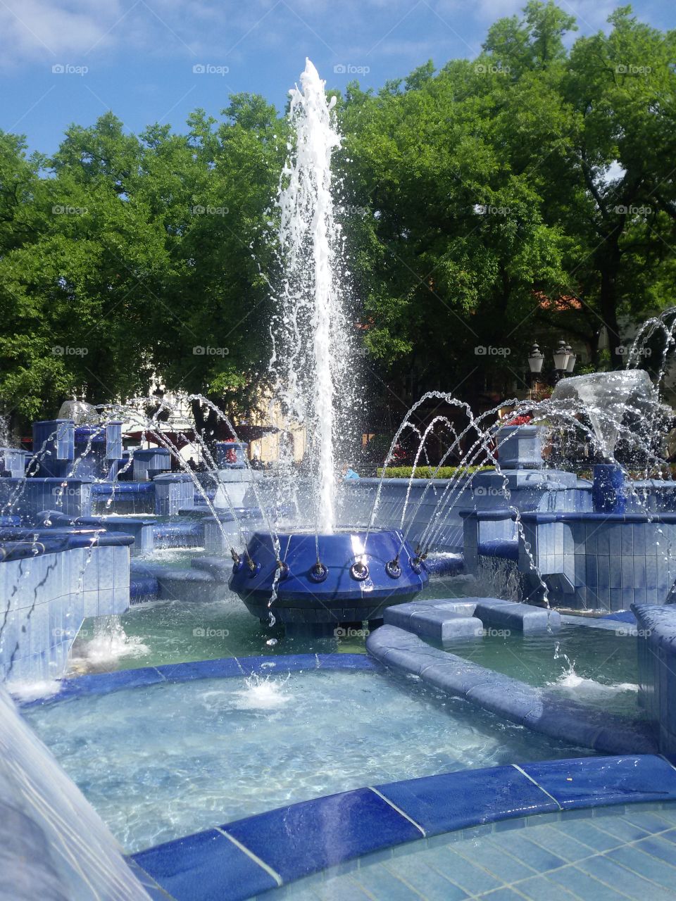 Close up of a water fountain