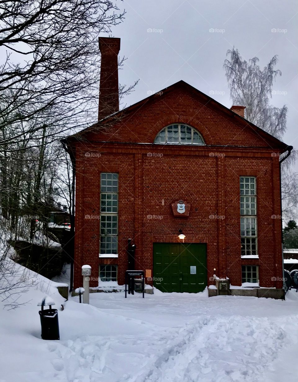 Old hydropower plant at Vanhankaupunginkoski, Helsinki Finland