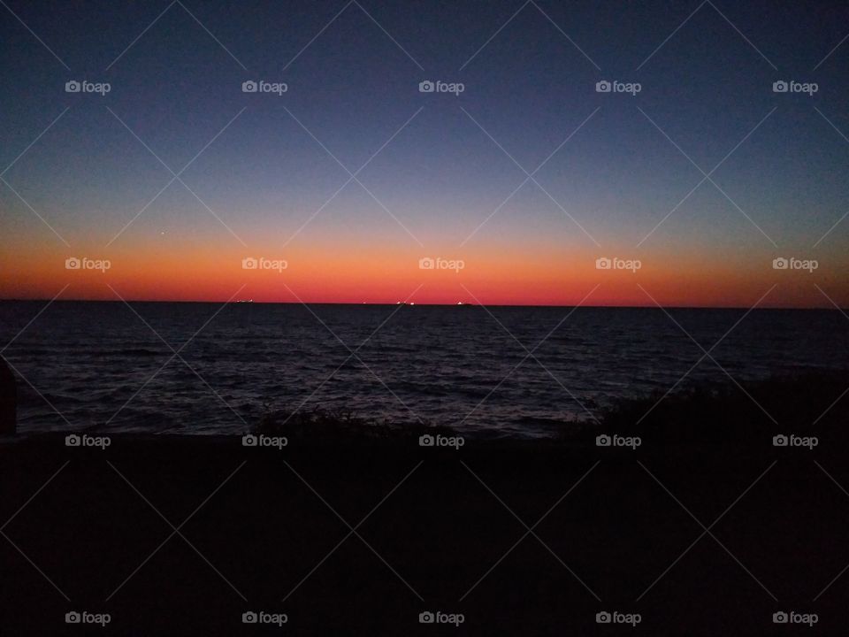 Sunset, Sea, Sun, Water, Beach