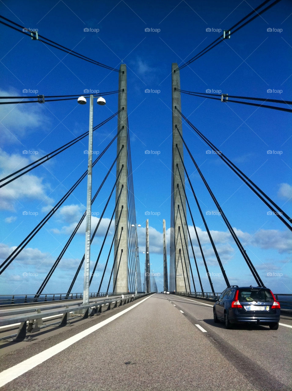 sky car road bridge by alleballe