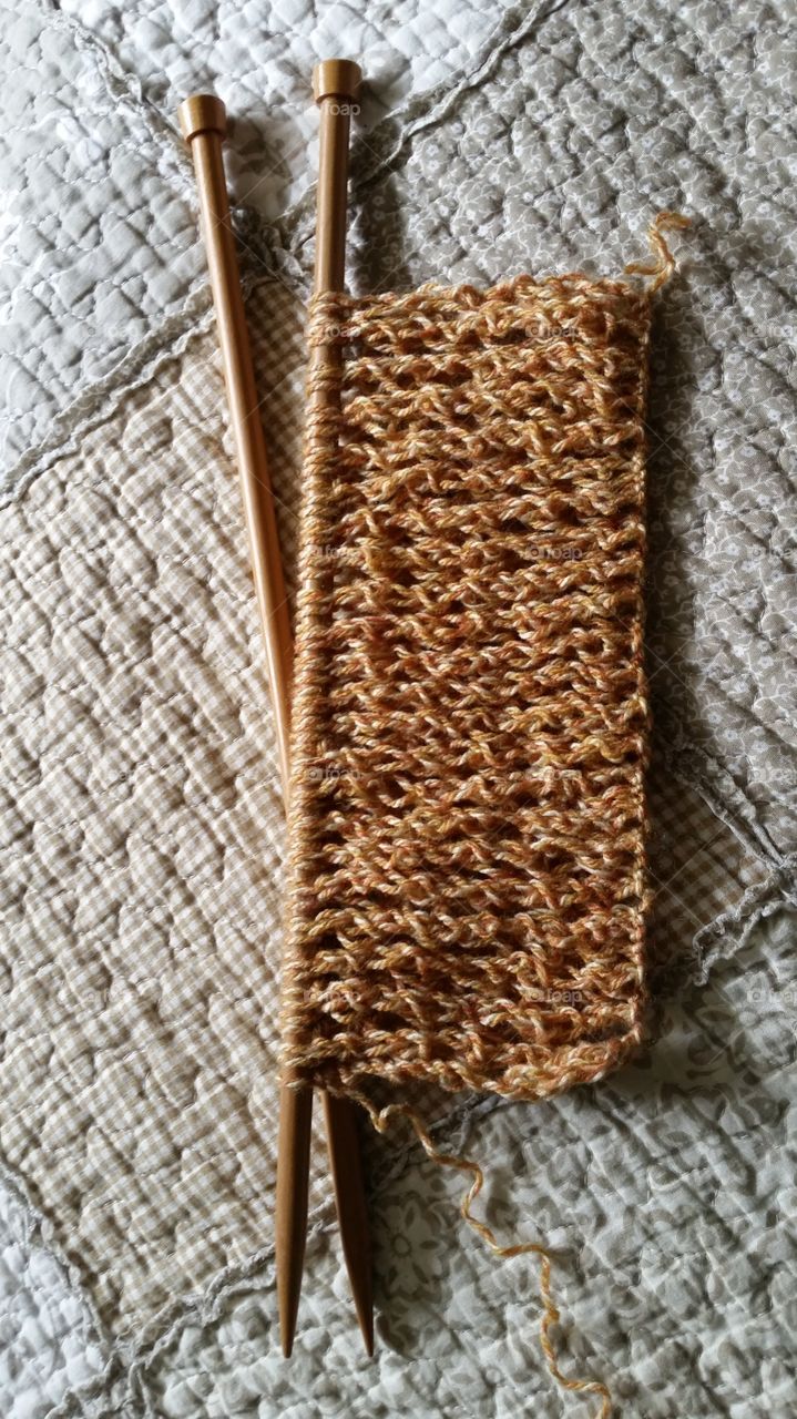 cozy knitting