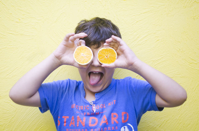 Boy having fun 