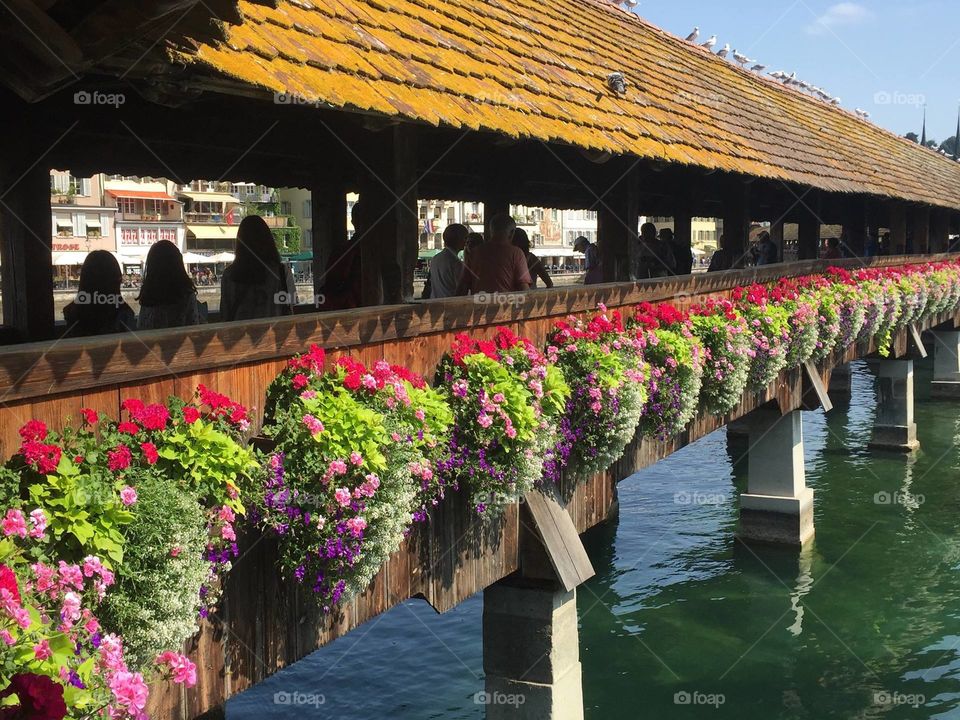 Chapel Bridge, Lucerne, Switzerland