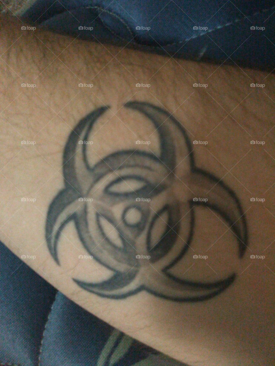 Biohazard tattoo