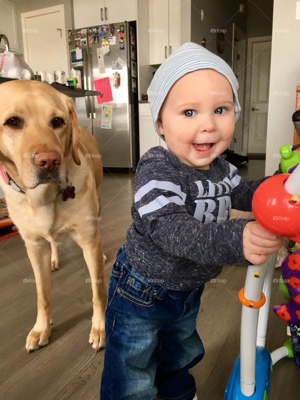 She’s always there watching over him 