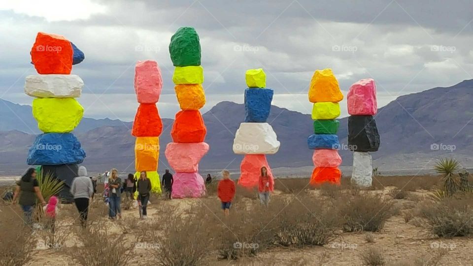 Colorful Desert Art