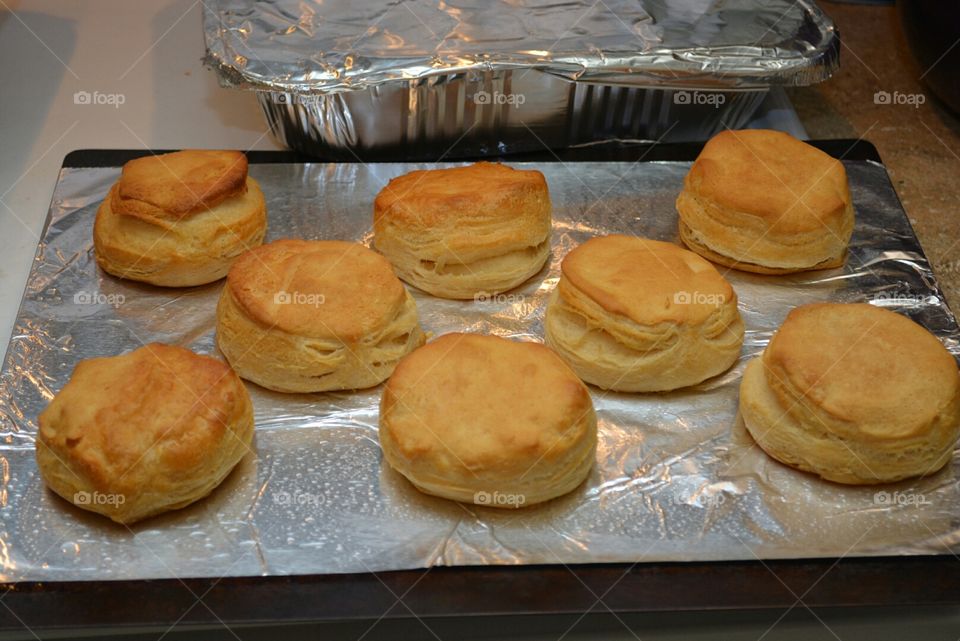 Biscuits fresh out the oven