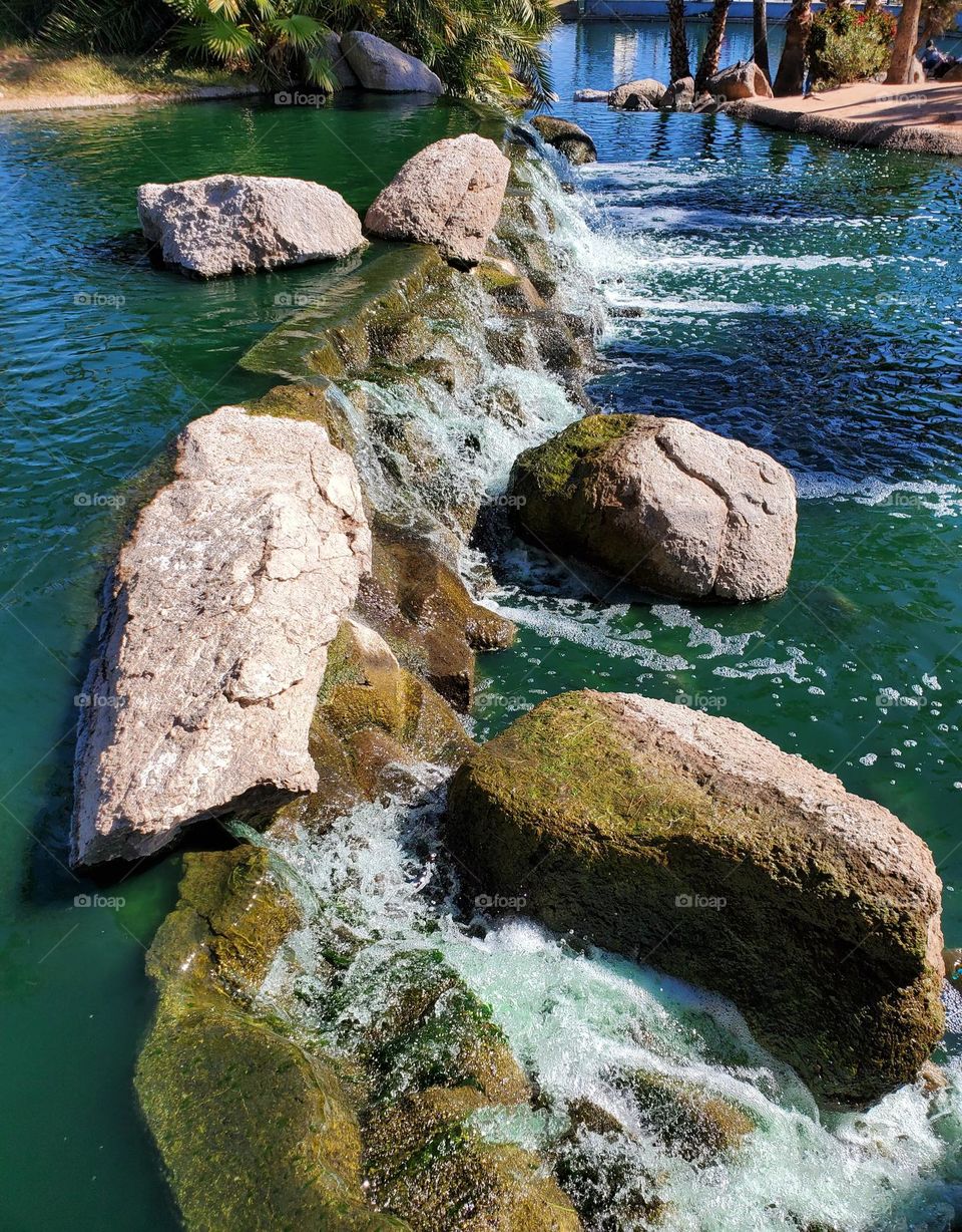 Rocks at the Waterfall