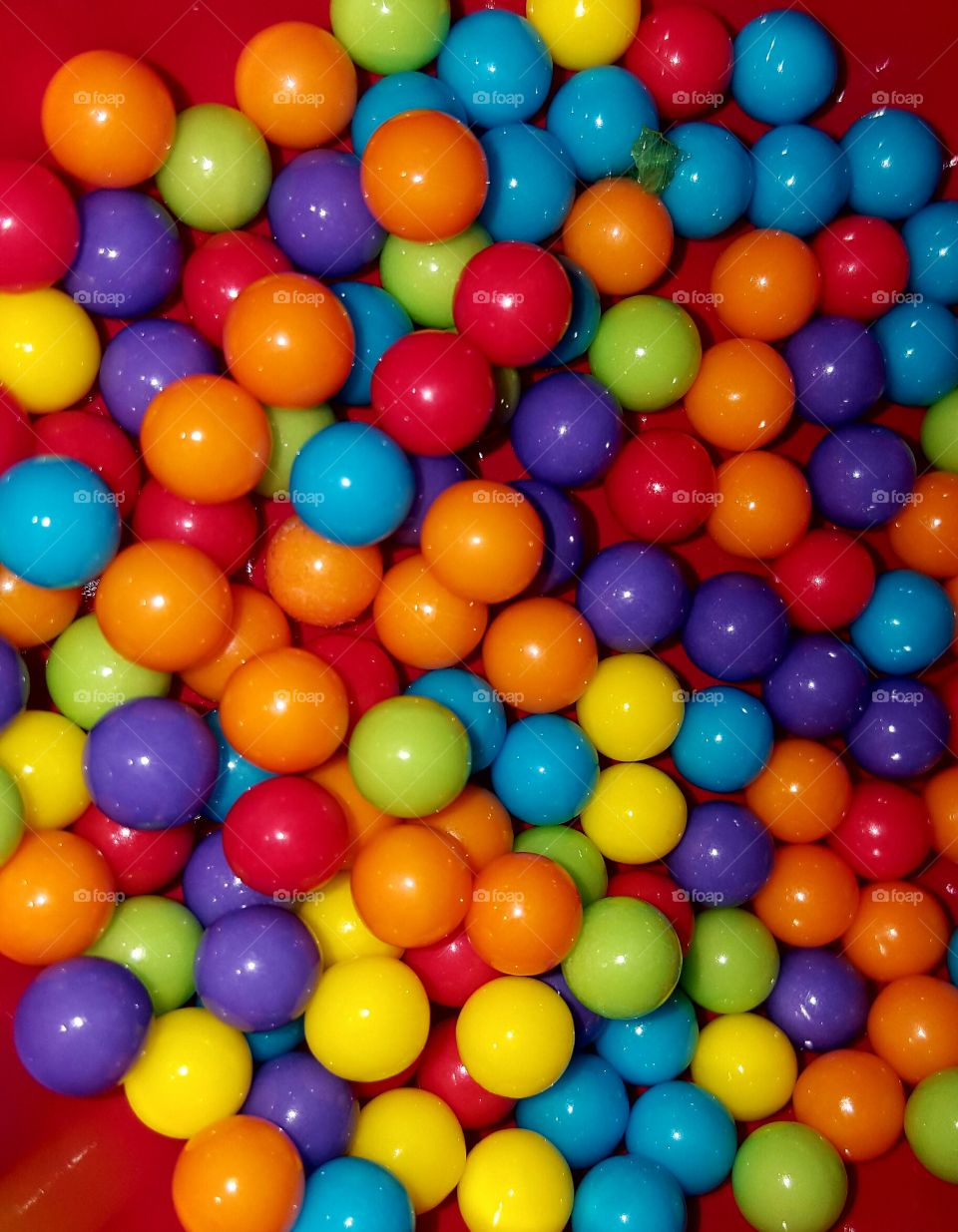 High angle view of a candy